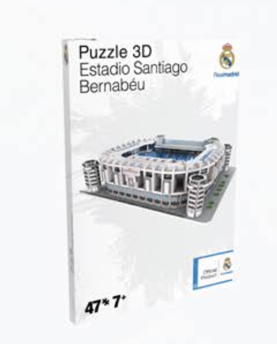 Real Madrid 3D Puzzle Soccer Ball 240 Pcs Oficial Item Life-Size Football  New